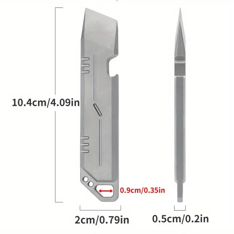 Titanium Alloy Multi-Functional Pry Bar - Portable EDC Pry Bar