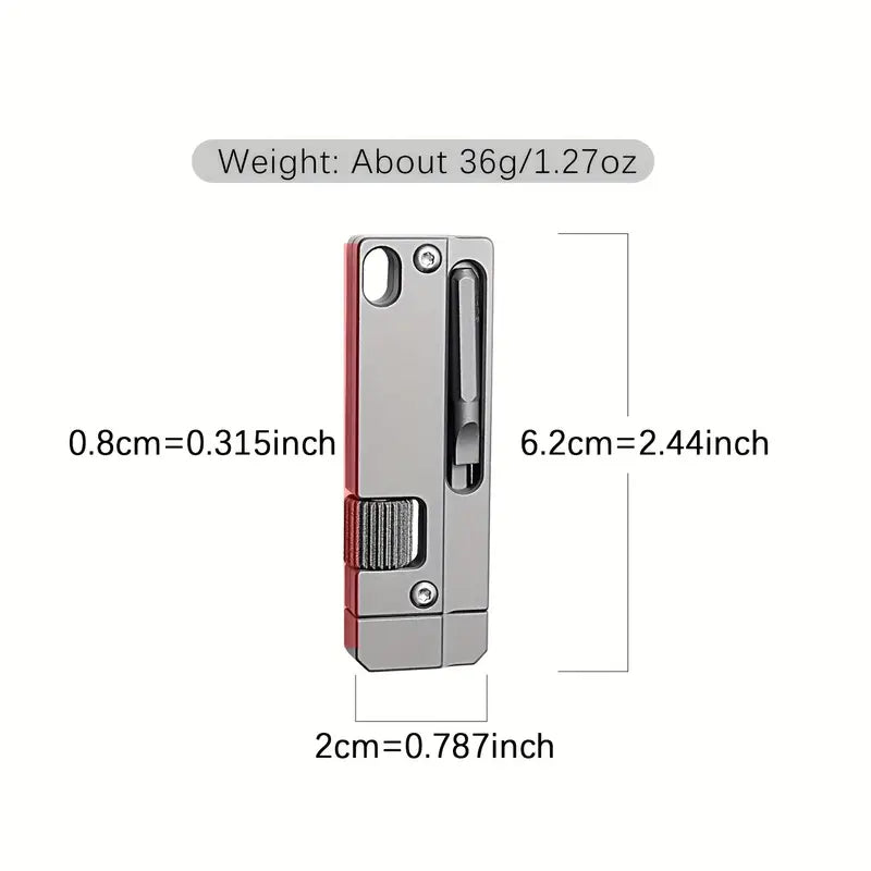 Multi-function screwdriver - Titanium alloy EDC pocket tool